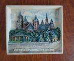 Gipsen Wandbordje Vrijthof Maastricht van Tante Brocante, Antiek en Kunst, Ophalen of Verzenden