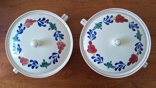 Dekschalen Boerenbont, Huis en Inrichting, Keuken | Servies, Zo goed als nieuw, Schaal of Schalen, Boerenbont, Aardewerk, Ophalen of Verzenden