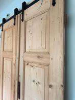 Oude Houten Schuifdeuren, Ophalen, Gebruikt, 100 tot 150 cm, Minder dan 25 cm
