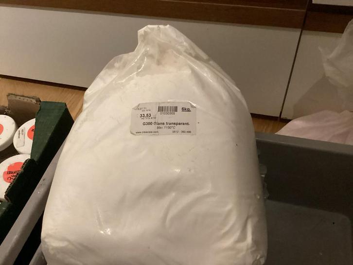 Transparante Glazuur G300 - 1150C, Hobby en Vrije tijd, Pottenbakken, Nieuw, Ophalen of Verzenden