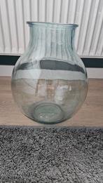 Grote glazen vaas, Huis en Inrichting, Overige kleuren, Ophalen of Verzenden, Minder dan 50 cm, Glas