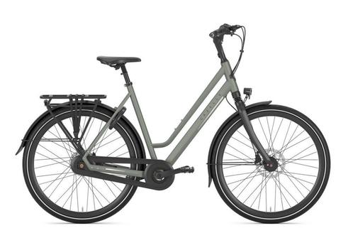 GAZELLE Chamonix C8 Dames Clay Green Mat 61cm 2024, Fietsen en Brommers, Fietsen | Dames | Damesfietsen, Nieuw, Gazelle, 56 cm of meer