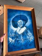 Delfts Blauw Tegelcompositie - De Vrolijke Drinker, Ophalen