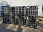 Te koop zwarte ibc container 1000 liter vaten, Tuin en Terras, Regentonnen, Ophalen, Kunststof, Met kraantje, 150 liter of meer