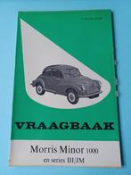 Vraagbaak Morris Minor 1000 en series lll/JM, Ophalen of Verzenden, Zo goed als nieuw, Overige merken, P. Olyslager