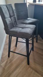 2 hoge barkrukken/ barstoelen,indistrueel, Huis en Inrichting, Barkrukken, 2 krukken, Ophalen of Verzenden, Zo goed als nieuw