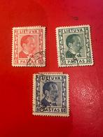3 zegels Litouwen, Postzegels en Munten, Ophalen of Verzenden, Overige landen