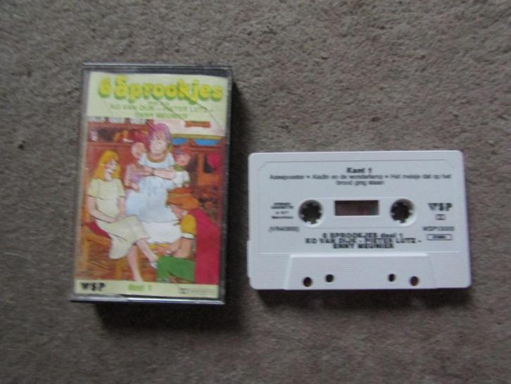 Cassette: 6 sprookjes, Cd's en Dvd's, Cassettebandjes, Gebruikt, Origineel, Kinderen en Jeugd, 1 bandje, Ophalen of Verzenden