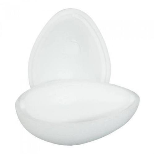 Styropor (piepschuim) ei tweedelig 15,5 cm, Hobby en Vrije tijd, Knutselen, Nieuw, Materiaal, Ophalen of Verzenden