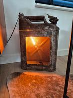 Vintage lamp olievat custom made, Ophalen, Gebruikt, E27 (groot)
