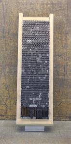 Letterbak met volledig alfabet “Hollandse Mediaeval cursief", Ophalen of Verzenden