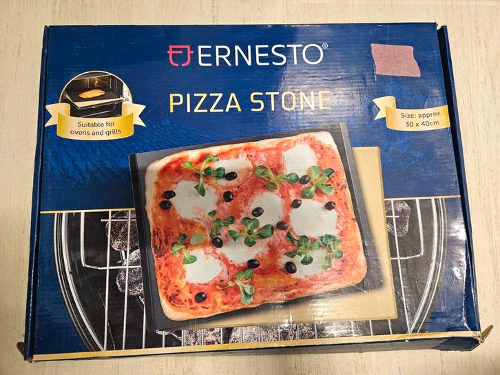 Pizza steen 30x40 cm - Nieuw in doos, Huis en Inrichting, Keuken | Keukenbenodigdheden, Nieuw, Ophalen of Verzenden