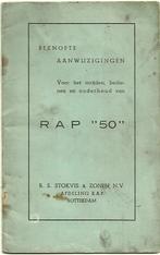 RAP 50 aanwijzingen instructieboek Stokvis (5208z), Ophalen of Verzenden, Zo goed als nieuw