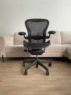 Herman Miller Aeron Graphite bureaustoel | maat B, Gaming bureaustoel, Zwart, Ophalen of Verzenden, Zo goed als nieuw