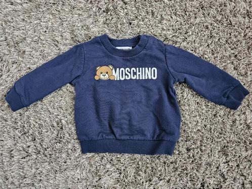 Moschino Sweater met Beertje maat 3-6M Donkerblauw, Kinderen en Baby's, Babykleding | Maat 62, Zo goed als nieuw, Jongetje, Truitje of Vestje