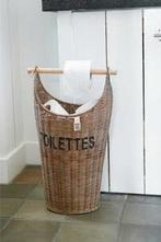 Riviera Maison rattan Toilettes mand, Ophalen of Verzenden, Zo goed als nieuw