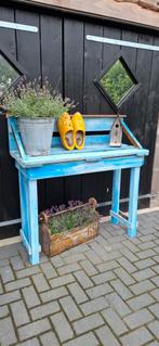 Werkbank tuintafel planten ibiza oppottafel hoog, Tuin en Terras, Ophalen, Nieuw, Hout