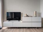 Mooie witte (tv) kast, Ophalen, Gebruikt, 25 tot 50 cm, 200 cm of meer