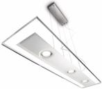 Plafond / Hanglamp glas Led Philips Ledino Aluminium, Ophalen, Zo goed als nieuw, Glas, 75 cm of meer