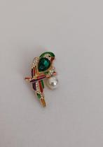 Papegaai broche, Overige materialen, 4 tot 7 cm, Overige kleuren, Nieuw