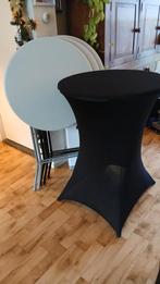 TE HUUR 4 STATAFELS PLUS ROKKEN, Verzenden