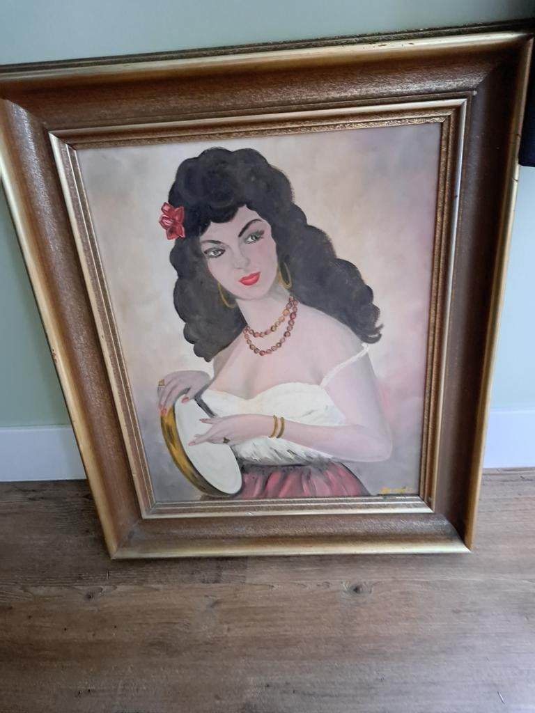 Schilderij, Antiek en Kunst, Kunst | Schilderijen | Klassiek, Ophalen