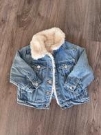 Gevoerd spijkerjasje maat 80 unisex of meisjes, Gebruikt, Mango, Jasje, Verzenden