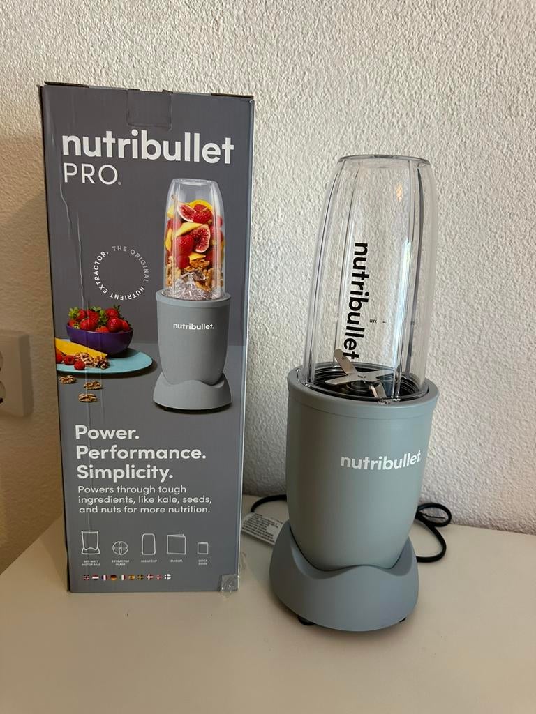 Blender Nutribullet jade kleur 900 watt, Ophalen of Verzenden, Zo goed als nieuw, Overige merken