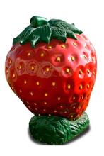 Aardbei 150 cm - jumbo aardbei decoratie, Ophalen, HorecaBeelden, Nieuw, HorecaBeelden
