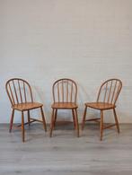 Houten stoelen - set van 3 Model Nesto. Nassja Stolenfabrik, Huis en Inrichting, Stoelen, Ophalen, Gebruikt, Bruin