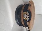 4 US Navy caps visor WO2, Korea, Vietnam, Verzamelen, Ophalen of Verzenden, Marine, Amerika, Helm of Baret
