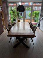 Eettafel en stoelen, Huis en Inrichting, Tafels | Eettafels, Ophalen, 200 cm of meer, 50 tot 100 cm, Zo goed als nieuw