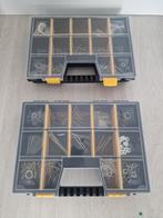 2 Gereedschapskisten met Inhoud - Schroeven, Moeren, Ophalen of Verzenden, Zo goed als nieuw, Minder dan 50 mm, Overige typen