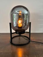 Lamp Fischer & Honsel rookglas met ledlamp, Ophalen of Verzenden, Zo goed als nieuw, Minder dan 50 cm