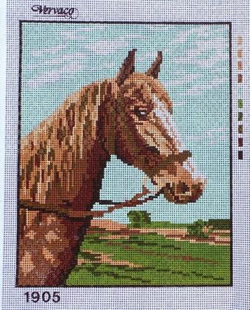 Cado voorbedrukt borduurstramien, paard 1905 beschikbaar voor biedingen