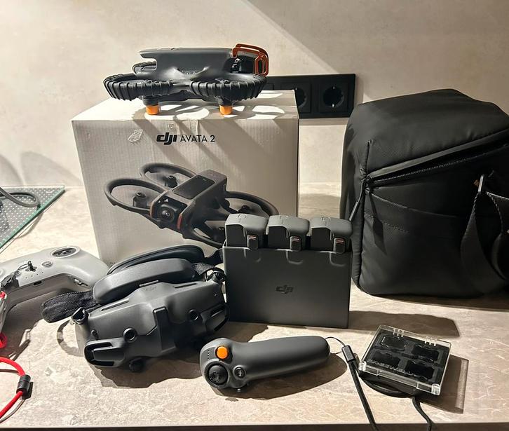 DJI AVATA 2 complete set, Audio, Tv en Foto, Drones, Zo goed als nieuw, Ophalen