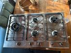 Gasfornhuis 5 pit, Witgoed en Apparatuur, Fornuizen, Ophalen, Gebruikt, Gas, 85 tot 90 cm