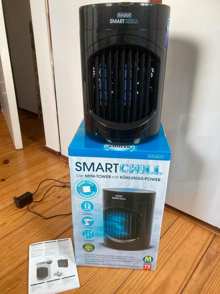 Livington Smart Chill Luchtverfrisser, Witgoed en Apparatuur, Airco's, Nieuw, Tafel- of Grondventilator, Minder dan 60 m³, 3 snelheden of meer