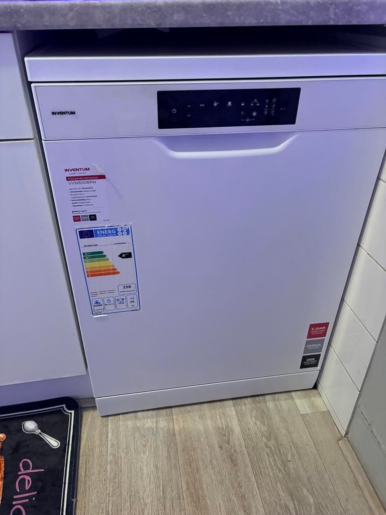 Inventum vrijstaand vaatwasmachine die storing geeft, Witgoed en Apparatuur, Vaatwasmachines, Ophalen, Gebruikt, 60 cm of meer