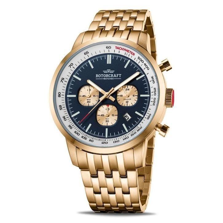 Herenhorloge van Rotorcraft Berlin RC3804 Chrono [NIEUW IN D, Sieraden, Tassen en Uiterlijk, Horloges | Heren, Nieuw, Overige merken