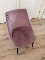 Roze Velvet Stoel - Bureau/Make-up, Huis en Inrichting, Stoelen, Ophalen, Gebruikt, Overige kleuren, Eén
