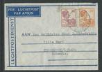 Brief Indië Batavia – Lugano 1933, Postzegels en Munten, Brieven en Enveloppen | Nederland, Ophalen of Verzenden, Brief