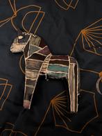 zweeds paard van hout, Ophalen of Verzenden, Zo goed als nieuw, Hout, Dierenbeeld