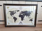 Wereldkaart te koop, Huis en Inrichting, Woonaccessoires | Wanddecoraties, Ophalen, Zo goed als nieuw