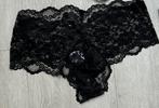 Kanten slip zwart, maat M, nieuw gay / hetero, Ophalen of Verzenden, Zwart, Slip