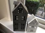 Deco Huisjes voor Waxinelichtjes - Set van 2, Huis en Inrichting, Woonaccessoires | Kandelaars en Kaarsen, Ophalen of Verzenden
