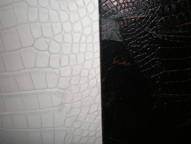 INTERIEURPANELEN LEATHERLOOK PLATEN, Huis en Inrichting, Stoffering | Behang, Wit, Ophalen of Verzenden