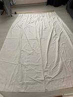 Ecru/Ivoor Witte Gordijnen - 2 stuks a 125 breed 230 lang, Huis en Inrichting, Stoffering | Gordijnen en Lamellen, Gebruikt, 100 tot 150 cm