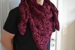 gehaakte skull shawl , sjaal , wrap , doodshoofd, Kleding | Dames, Nieuw, Sjaal, Verzenden