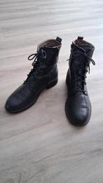 Manfield No Stress blauwe veterlaarsjes maat 39 € 65, Ophalen of Verzenden, Gedragen, Blauw